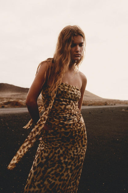 Cheetah Charm Top