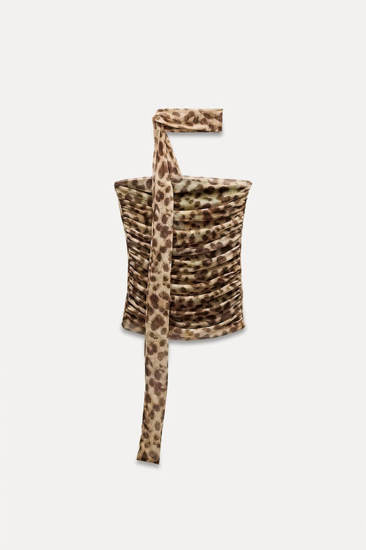 Cheetah Charm Top