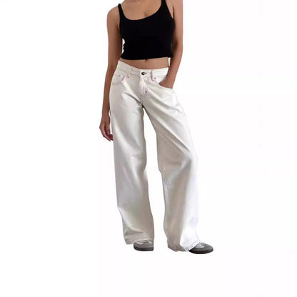 Street Wide Leg Denim Jeans